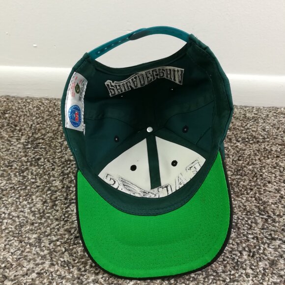 Vintage 90s Philadelphia Eagles Hat The G Cap Snapback Youth? Green - Picture 6 of 7